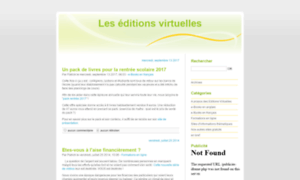 Les-editions-virtuelles.fr thumbnail