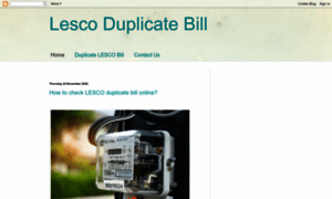 Lesco-duplicate-bill.blogspot.com thumbnail