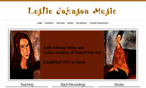 Lesliejohnsonmusic.com thumbnail