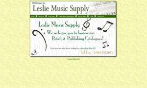 Lesliemusicsupply.com thumbnail