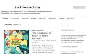 Leslivresdesarah.fr thumbnail