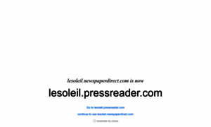 Lesoleil.newspaperdirect.com thumbnail