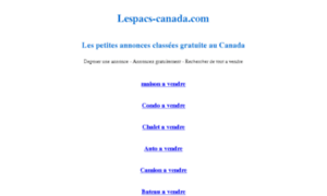 Lespacs-canada.com thumbnail
