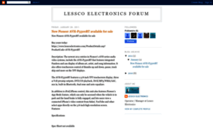 Lesscoelectronicsforum.blogspot.com thumbnail