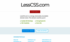 Lesscss.com thumbnail