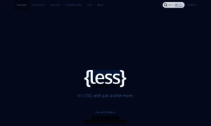 Lesscss.org thumbnail