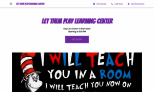Let-them-play-learning-center.business.site thumbnail