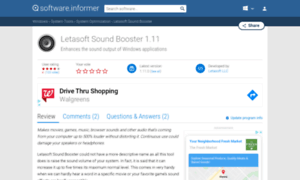 Letasoft-sound-booster.software.informer.com thumbnail