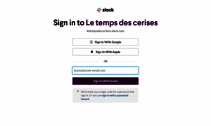 Letempsdescerises.slack.com thumbnail