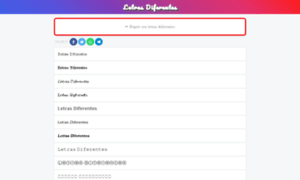 Letras-diferentes.com thumbnail