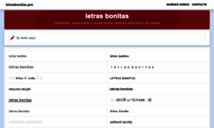 Letrasbonitas.pro thumbnail