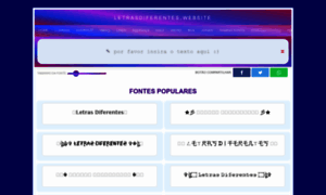 Letrasdiferentes.website thumbnail