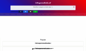 Letraspersonalizadas.net thumbnail