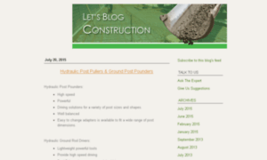 Letsblogconstruction.com thumbnail