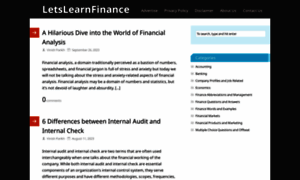 Letslearnfinance.com thumbnail