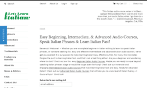 Letslearnitalian.com thumbnail