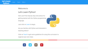 Letslearnpython.com thumbnail