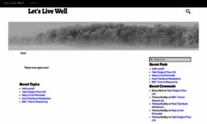 Letslivewell.com thumbnail