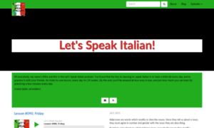 Letsspeakitalian.libsyn.com thumbnail