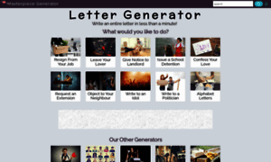 Letter-generator.org.uk thumbnail