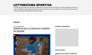 Letteraturasportiva.primosu.it thumbnail