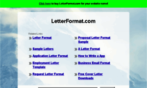 Letterformat.com thumbnail