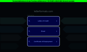 Letterformats.com thumbnail