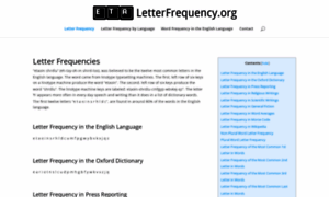 Letterfrequency.org thumbnail