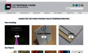 Letterpresspaper.com thumbnail