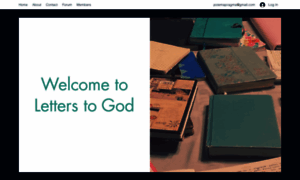 Letters2god.org thumbnail