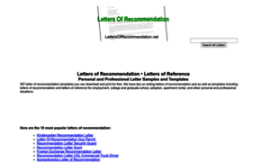 Lettersofrecommendation.net thumbnail