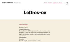 Lettres-cv.com thumbnail