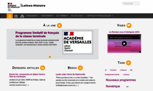Lettres-histoire.ac-versailles.fr thumbnail