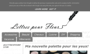 Lettres-pour-fleur.blogspot.de thumbnail