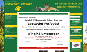 Leutwyler-petfoods.ch thumbnail