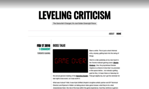 Levelingcriticism.wordpress.com thumbnail
