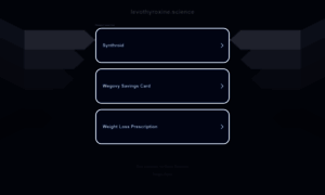 Levothyroxine.science thumbnail