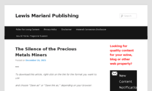 Lewis-mariani-publishing.com thumbnail