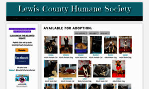 Lewiscountyhumanesociety.org thumbnail