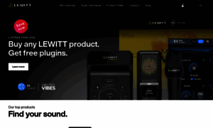 Lewitt-audio.com thumbnail