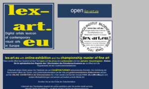 Lex-art.eu thumbnail