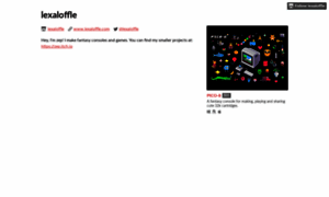 Lexaloffle.itch.io thumbnail