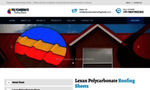 Lexanpolycarbonateroofingsheets.com thumbnail