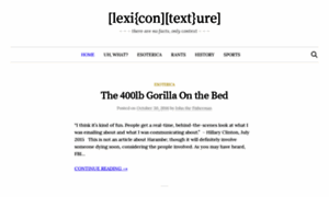 Lexicontexture.com thumbnail