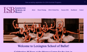 Lexingtonschoolofballet.com thumbnail