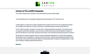 Lexion-capital.workable.com thumbnail