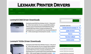 Lexmarkprinterdriver.com thumbnail