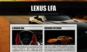 Lexus-lfa.com thumbnail