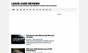 Lexuscarsreviews.com thumbnail