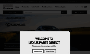 Lexuspartsdirect.co.uk thumbnail